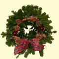 Christmas Wreath - Traditional Tartan