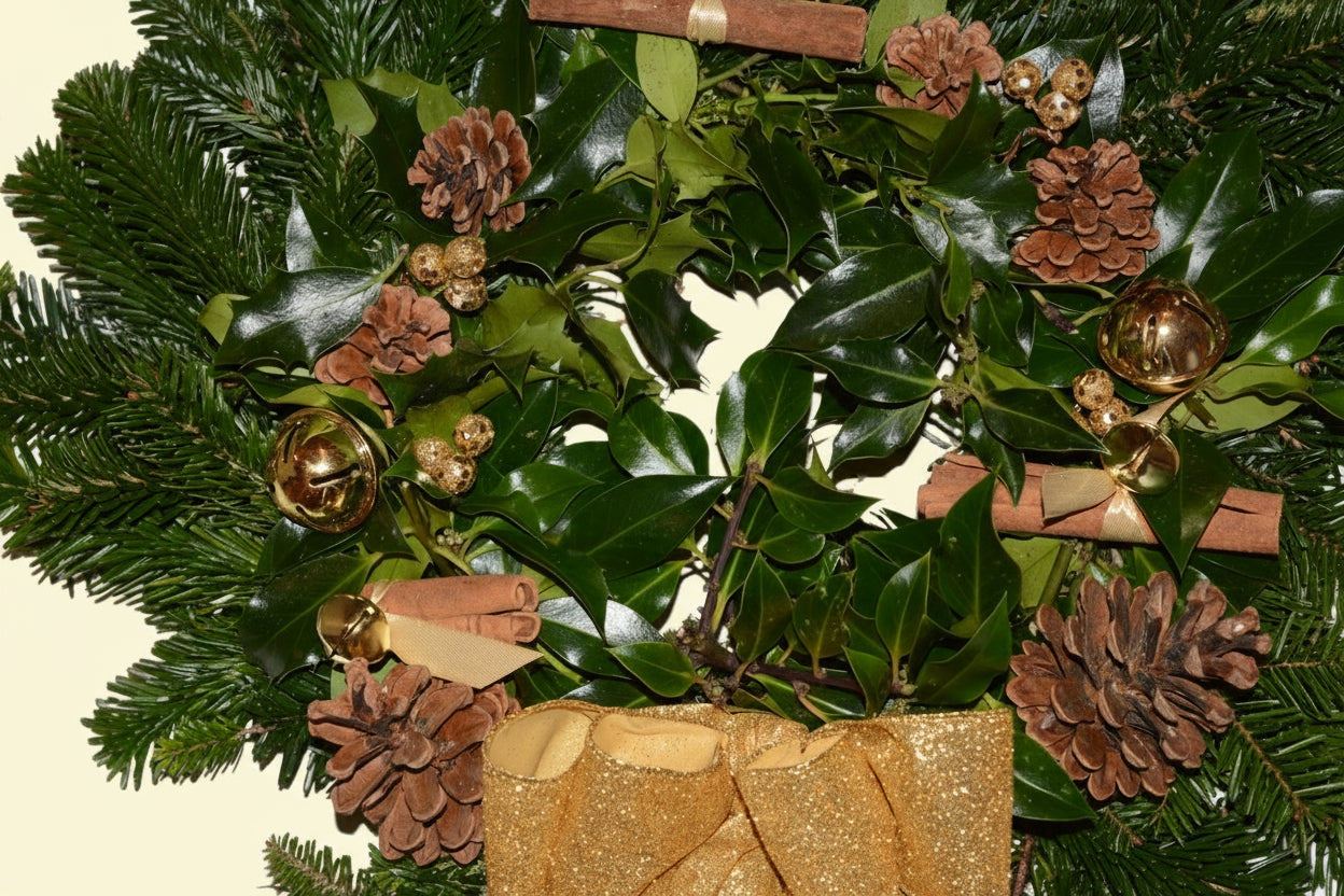 Christmas Wreath - Glamour Gold