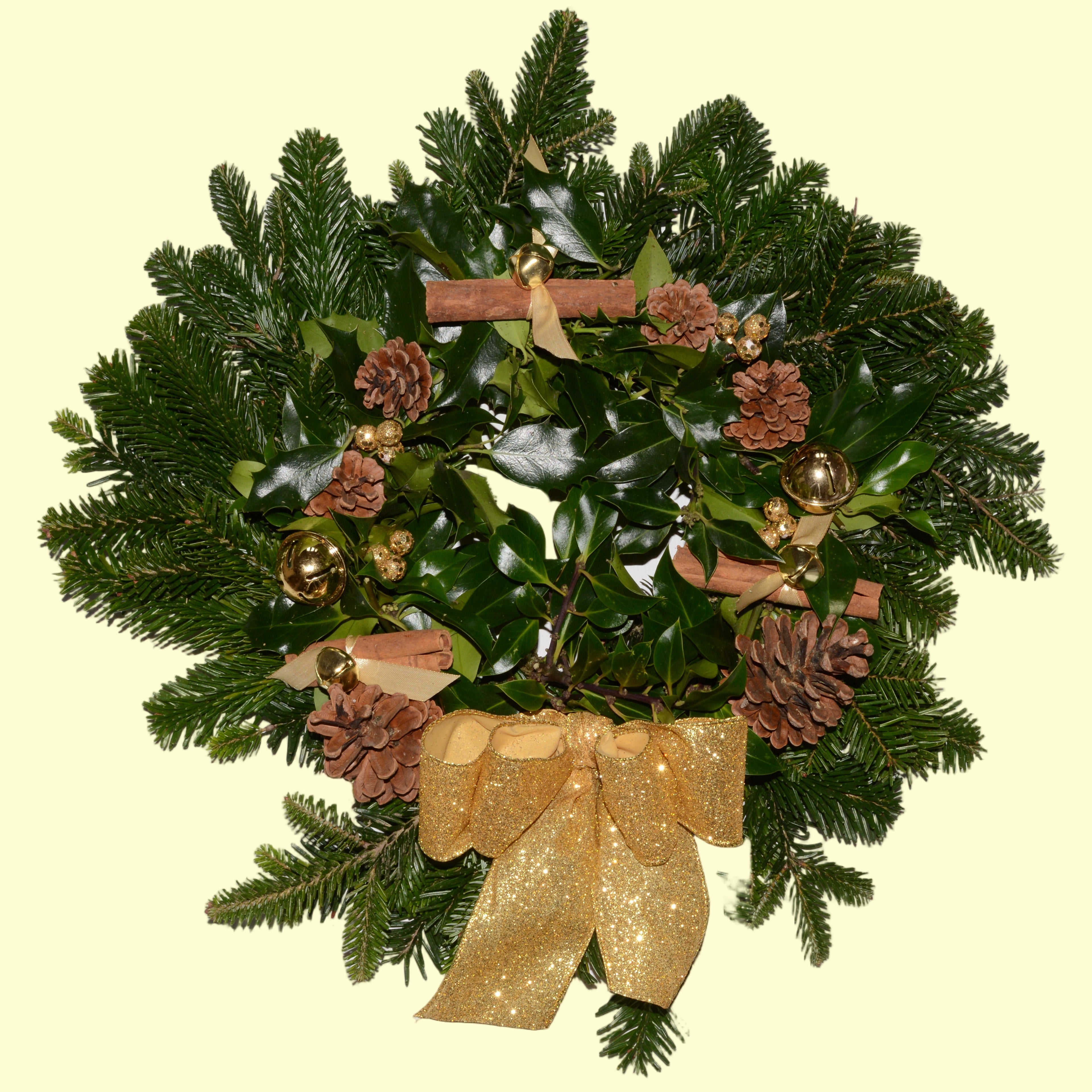 Christmas Wreath - Glamour Gold