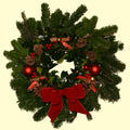 Christmas Wreath - Rudolph Red